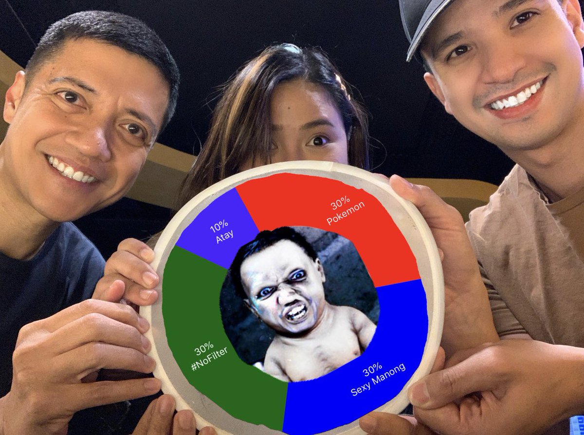 RX931's tweet image. Happy monday Rushers! Here is our TMR pie chart.

#WhatAreYouMadeOf If it were up to @JackieChanak 10% Atay would be 100%

Thanks for making us trend 🇵🇭 1 and 2!