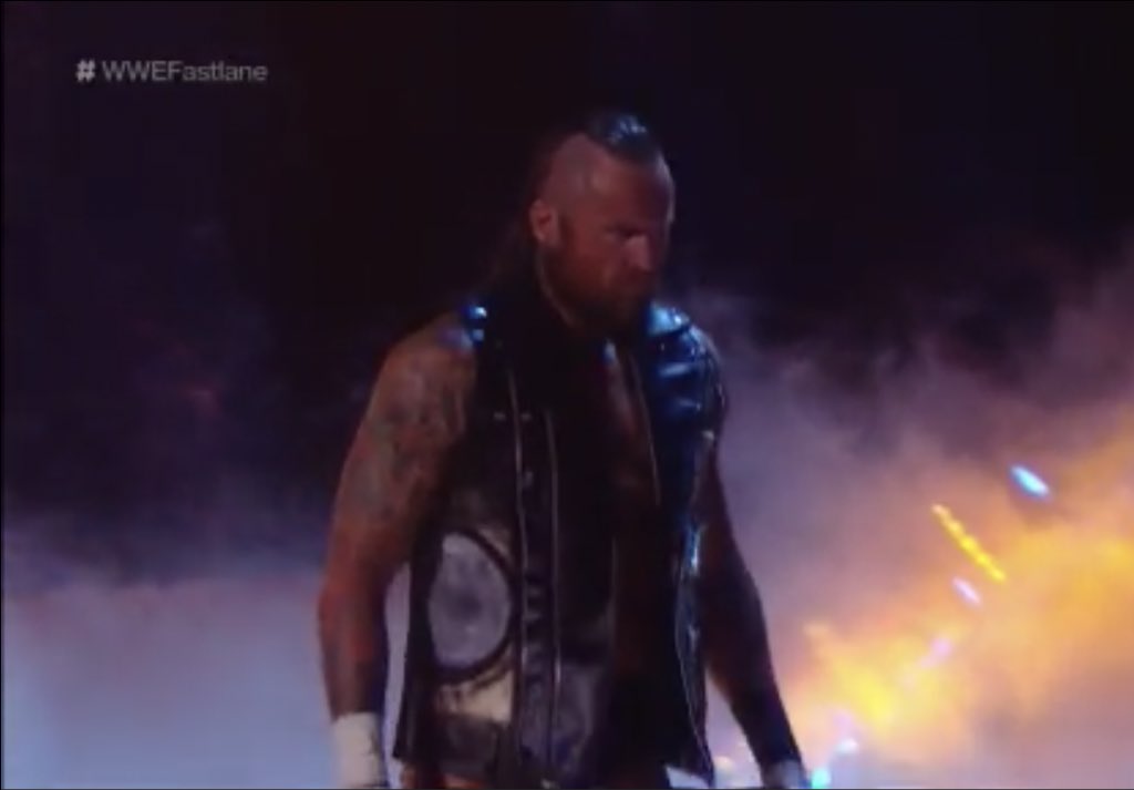WWEIndia's tweet photo. .@KingRicochet and @WWEAleister are here, as they attempt to win the #RAW #TagTeamTitles. 
Kya woh jeet payenge? 

#WWWFastlane https://t.co/A8ixQizpod