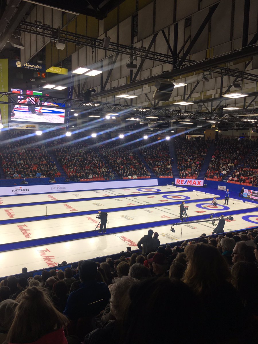 AgGrowthIntl's tweet photo. Hey Everyone! @JillOfficer here! #Brier2019 final game is underway...follow along here for my game commentary! #curling https://t.co/gxM75EcKIk