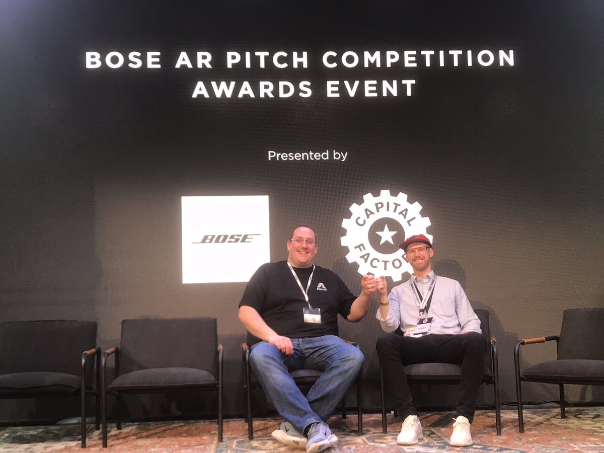 Super excited about the <a href="/Bose/">Bose</a> #AR awards ceremony tonight 8pm at halfstep. Swing by to see the winners announced! <a href="/rice_william/">William Rice</a> <a href="/CFVRLab/">CF Virtual Reality</a> <a href="/JoshuaBaer/">Joshua Baer ⚙️</a> <a href="/CapitalFactory/">Capital Factory ⚙️</a> <a href="/bosedevs/">Bose Developers & Creators</a> <a href="/chrisgillan/">Chris Gillan</a> 
eventbrite.com/e/bose-ar-pitc…