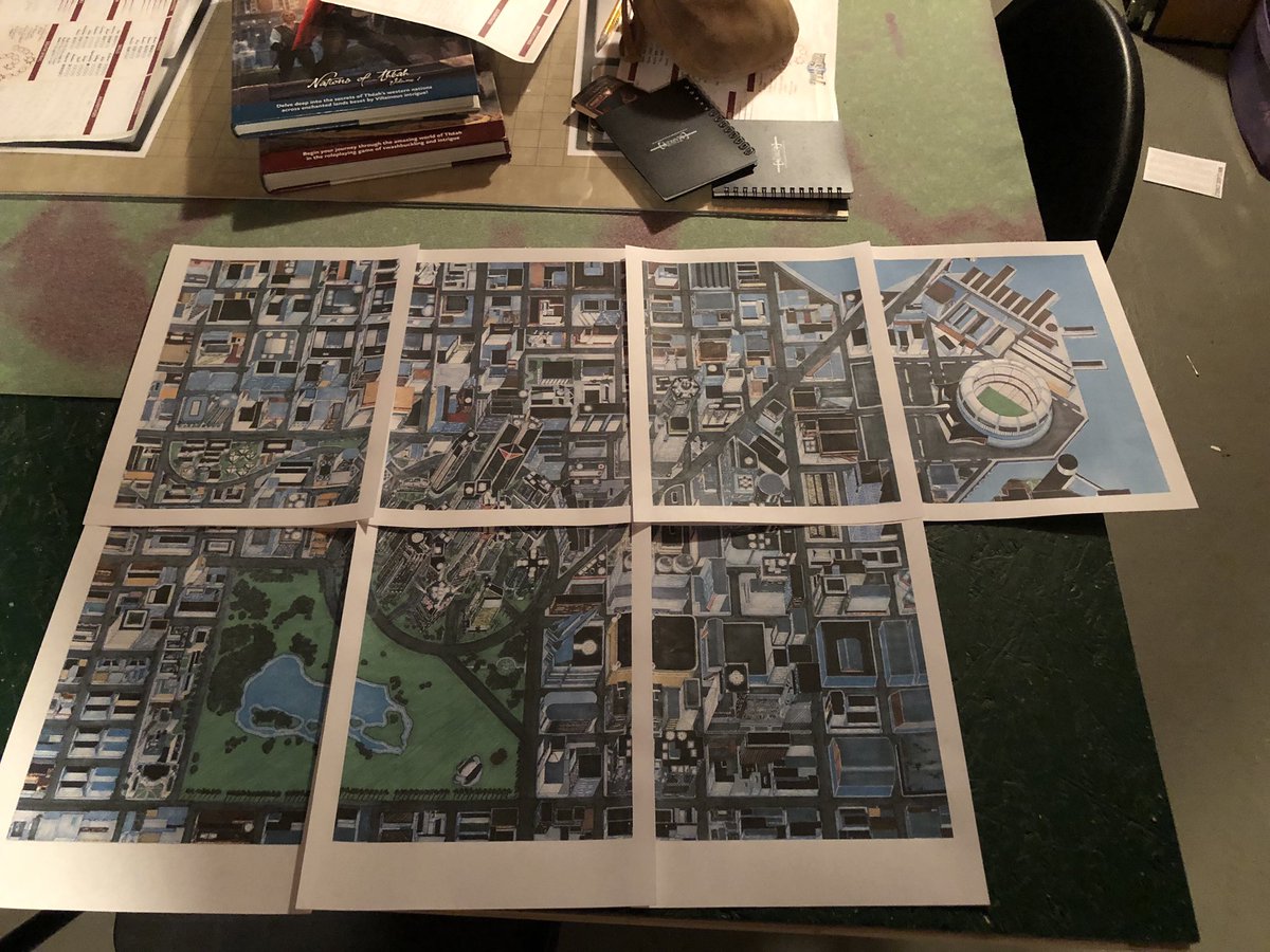 MrShep413's tweet photo. @RTalsorianGames Chatter? hell I did it!!! well I ran outta ink on the last page but here’s my progress choombas. https://t.co/pM6mjcGQ5a