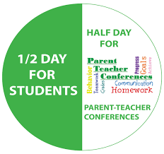Just a reminder for elementary parents!  Monday, March 11th is a half day of school for Parent Teacher Conferences.  Pickups will begin at 11:15.  Buses will be dismissing at 11:30.