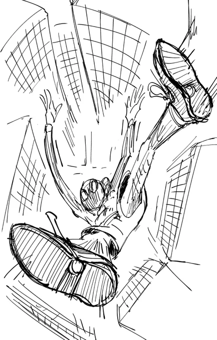 スパイダーマン スパイダーバース
デザインが最高にクーーール!私はとても好きな画面だった!
アメコミ+アニメ、とても斬新な表現で創作意欲を掻き立てられましたー。
空中の描き方が最高。キングピンが可愛い(肩幅が) 