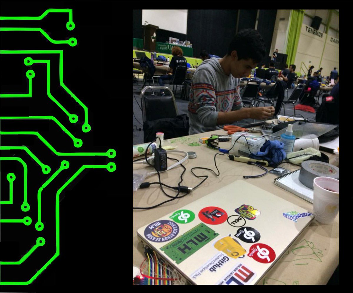 ehawks6199's tweet photo. Vista del proyecto "Miners help"💚 
#Proud2BEhawks https://t.co/9hW3cfWzMg