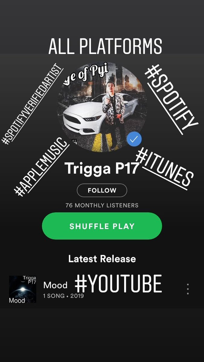TriggaP4's tweet photo. songs available on all music platforms #spotify #itunes #applemusic #spotifyverifiedartist #trap #hiphop #dance #dancer #spotifyverified #rap #youtube https://t.co/PMEcRKpikl