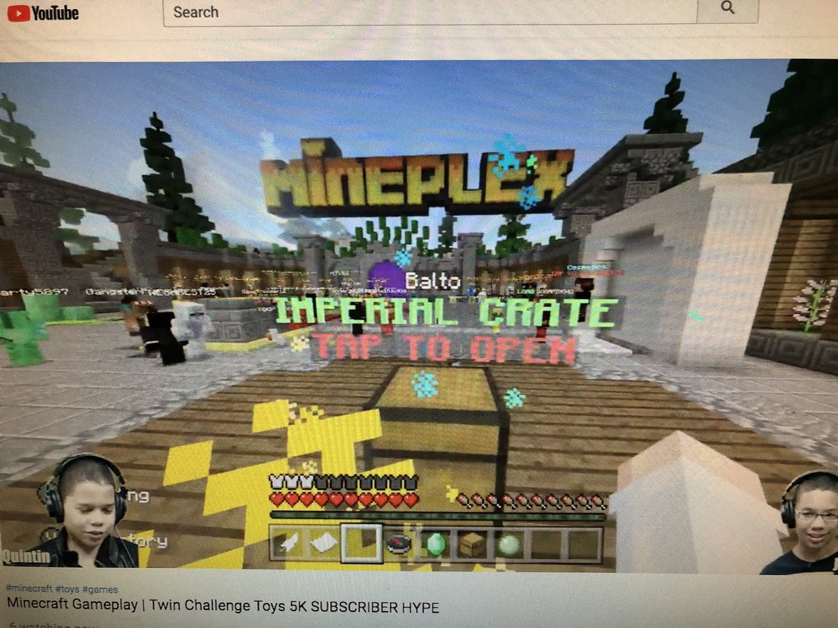 We are live playing Minecraft. #livestream #Minecraft twinchallenge.com
