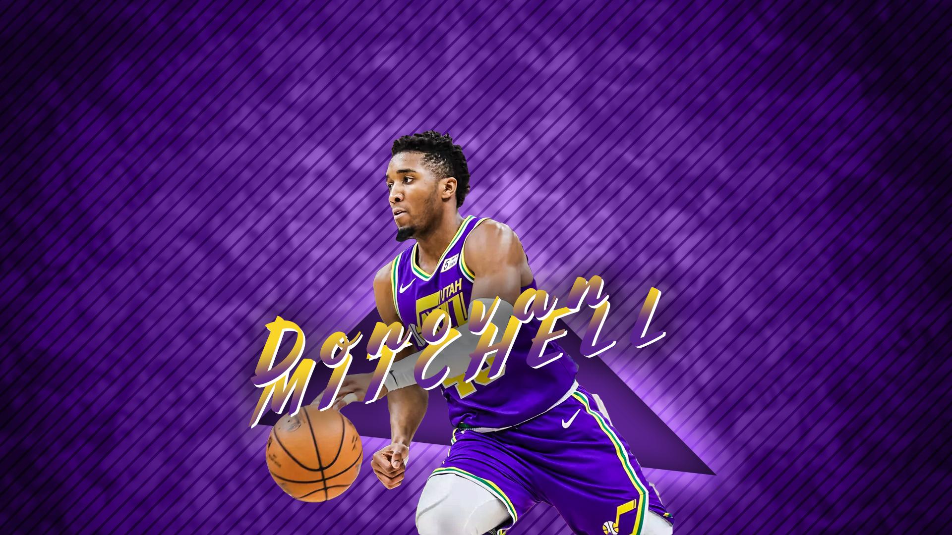 7 Donovan mitchell wallpaper ideas  donovan mitchell utah jazz nba  wallpapers