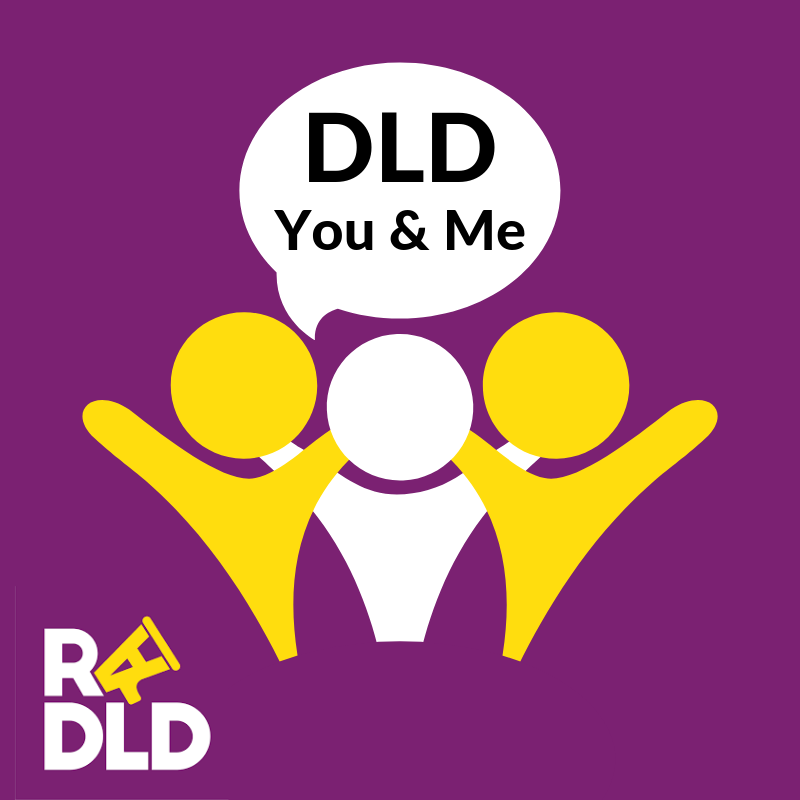 RADLDcam's tweet image. This year International Developmental Language Disorder Awareness Day will be held on Friday, 18th October.

The theme will be "DLD - You &amp;amp; Me" and we are excited to launch our campaign logo. 

#devlangdis #DLDYouandMe #RADLD