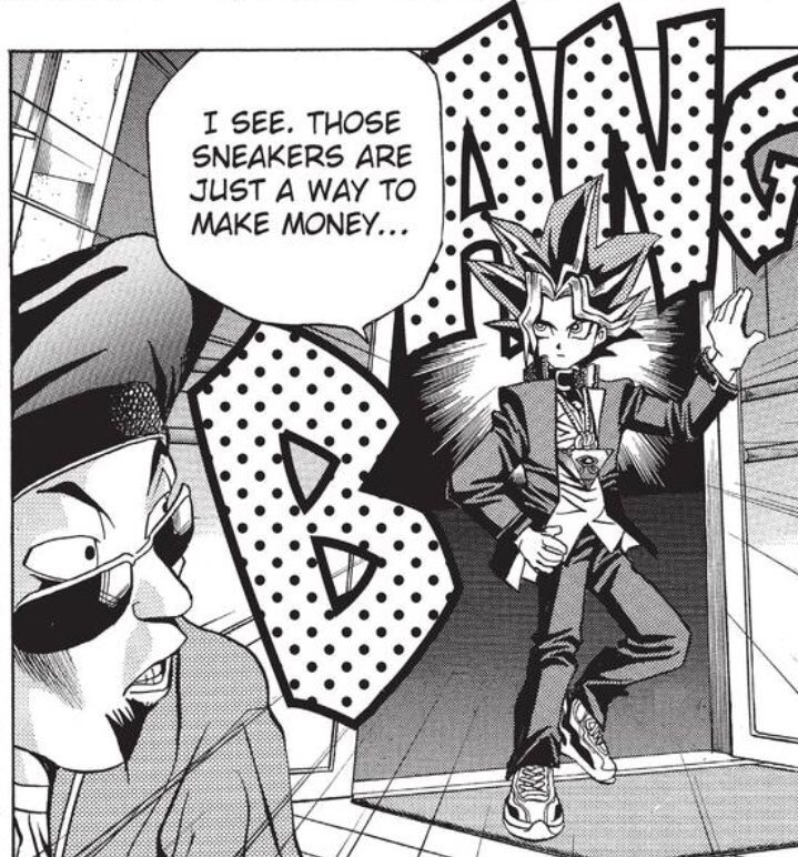JoJo’s Bizarre Adventure is one of Kazuki Takahashi’s favorite manga, and you can tell in every one these scenes. From Yugi’s poses, to the sound effects and how they’re framed.