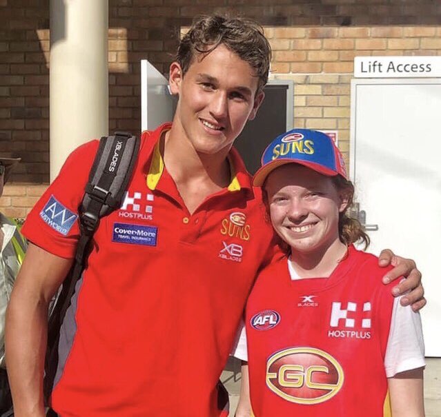 SUNS supporter Abbi wanted to travel up from Coffs Harbour to see her favourite team play for her 16th birthday. We’re so glad you enjoyed your special day ❤️💛