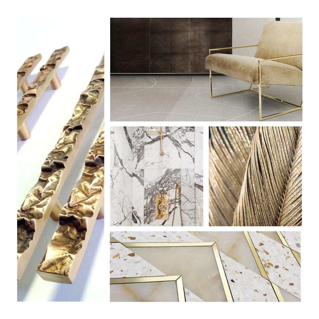 // M O O D B O A R D  M O N D A Y

The biggest #interior #trend of the past few years - #Gold ✨ Slowly creeping in as slight accents in #lighting &amp; accessories, it is now the most popular finish in #InteriorDesign ✨

📷: Brass &amp; Rose Interiors

#moodboardmonday