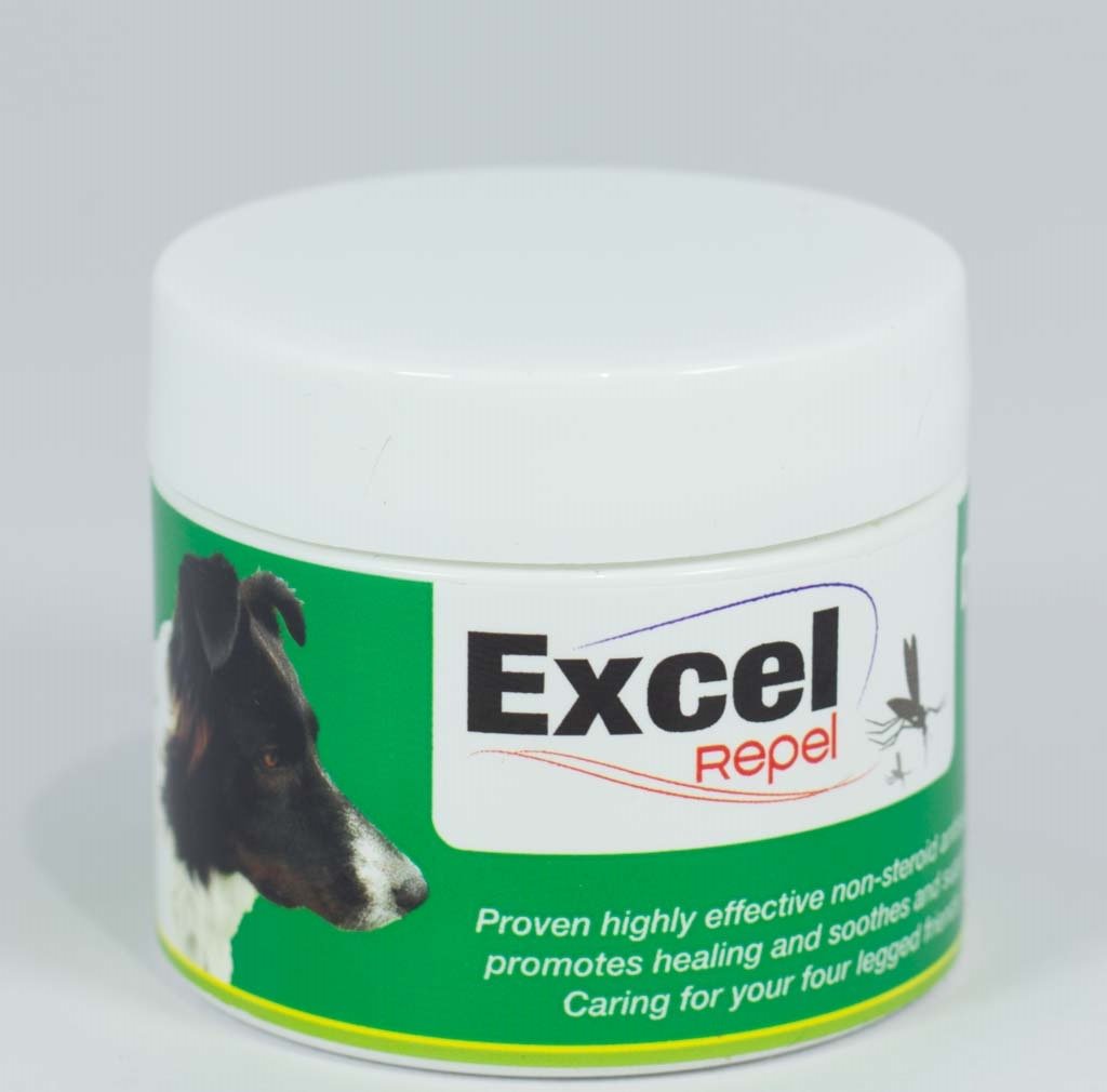 GoodVetPetGuide's tweet photo. Dog-Eze cream from @excel_repel will soothe &amp; restore skin It can be used on ears, feet or anywhere where dry, patchy or irritated skin appears. Kills mites &amp; lice as well as repelling ticks &amp; fleas #dogs Available in: 50g o 250g o 500g tubs https://t.co/kNBg6UJaEQ https://t.co/zGS0bnJeYv