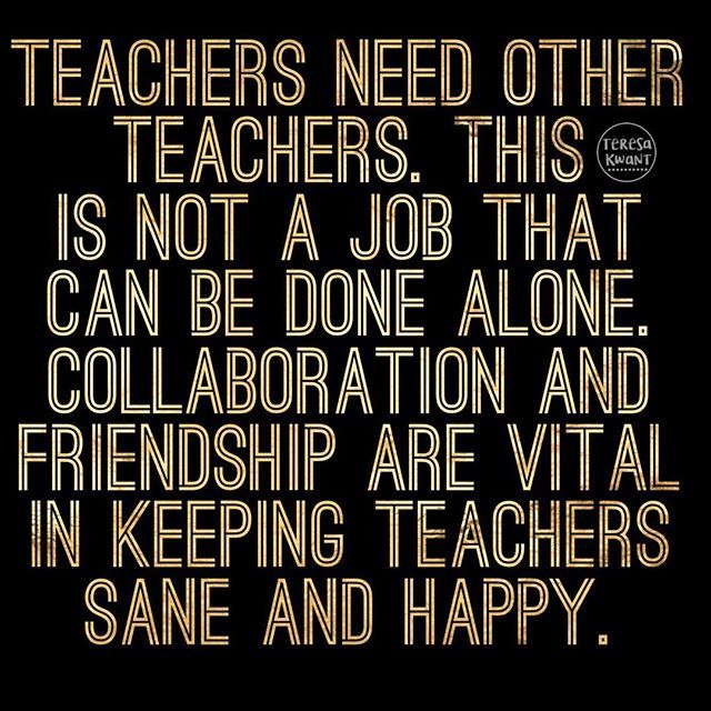 Teachers gotta stick together. ❤️ (via @TeresaKwant)