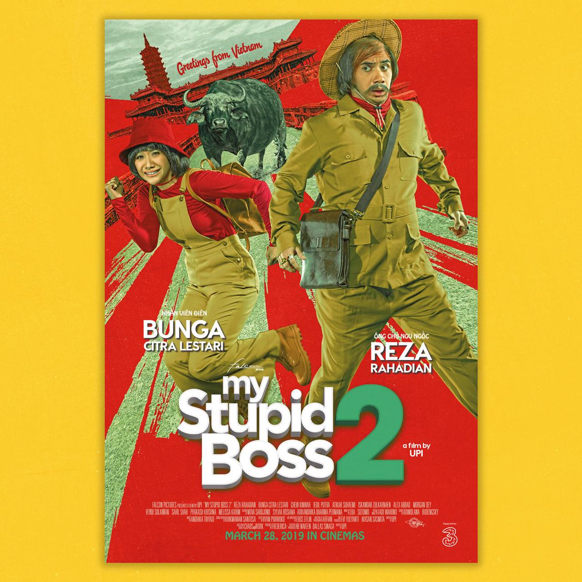 ThreadfilmsID's tweet photo. MY STUPID BOSS 2
Pemain: Reza Rahadian, Bunga Citra Lestari
Produser: Frederica
Sutradara: Upi
Penulis: Upi
Genre : Drama, Komedi
Produksi: Falcon Pictures 
Rilis: 28 Maret 2019 https://t.co/RlpfHSEytn