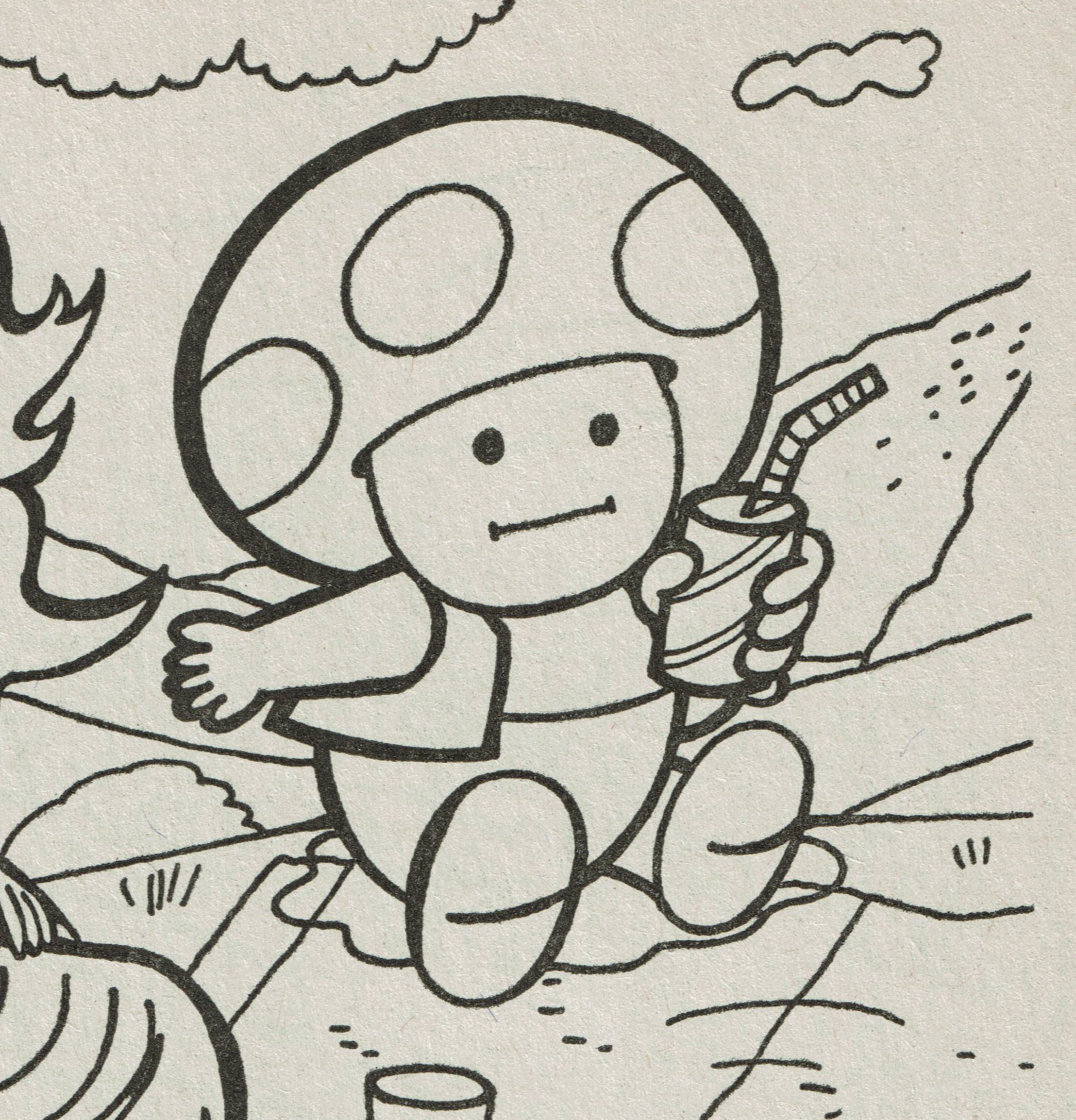 super mario coloring book