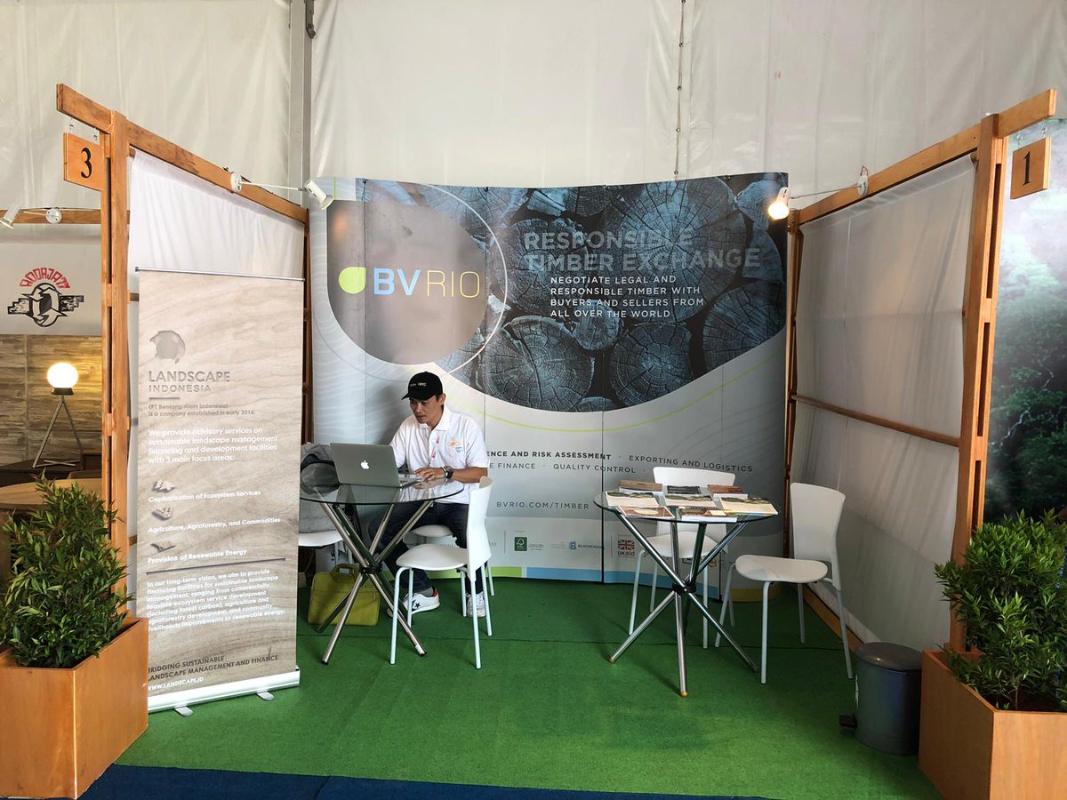 BVRioBrasil's tweet photo. The Good Wood Expo is officially launched. Our responsible companies have their products displayed, and our speakers are ready to talk about the benefits that buying FLEGT-licensed products from Indonesia can bring to international businesses.
#goodwoodexpo #responsibletimber https://t.co/1csBVNvxKu