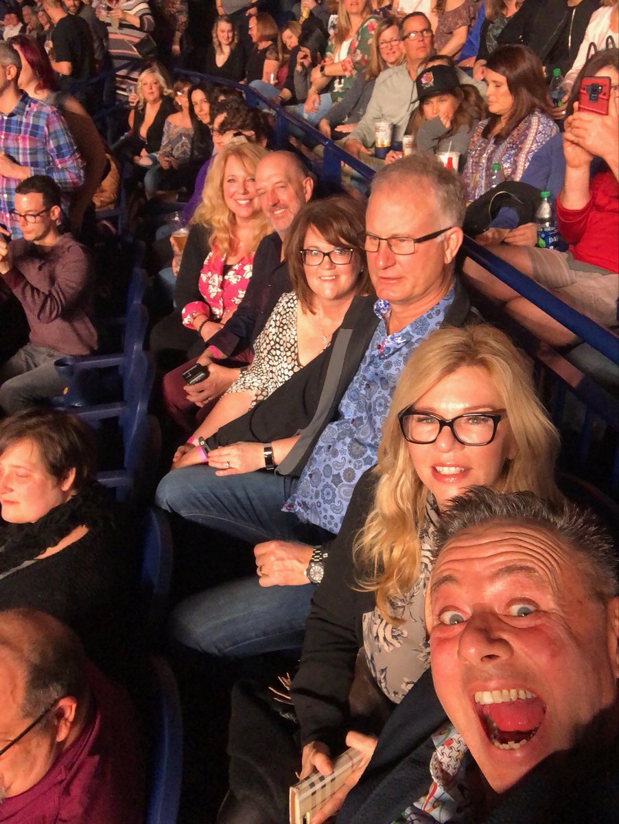 The whole crew. Live in Nashville soooo sweeet