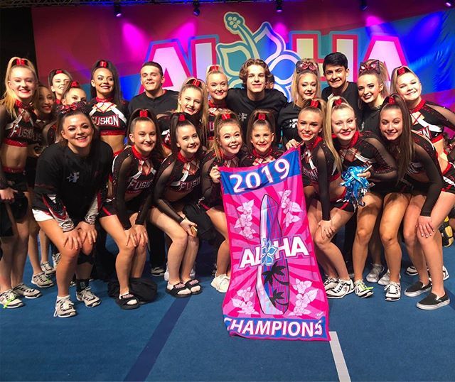 utahfusion's tweet photo. Congrats FUSION INFERNO on your HIGHEST SCORE of the season and your NATIONAL CHAMPIONSHIP WIN!!! You are absolutely AMAZING!!! #fusionontherise #theredandtheblack #fusionswag #theyjustkeepwinning #everynationals #bringitonworlds https://t.co/4P7QXK2Hxl https://t.co/6E8usSG9Br