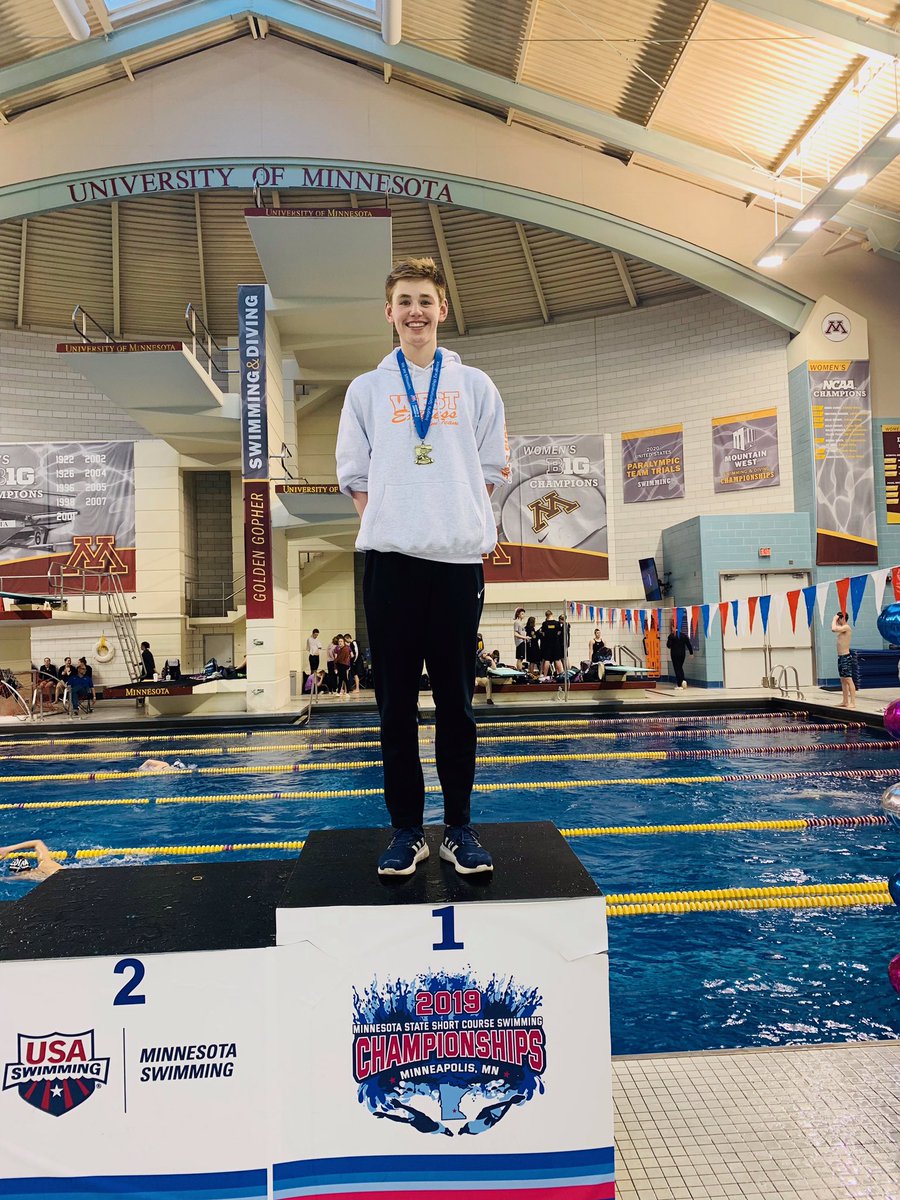 Quite a weekend of swimming at the U. Great state meet all - an excellent team effort. Callen winning the 1,650 was one of many highlights!