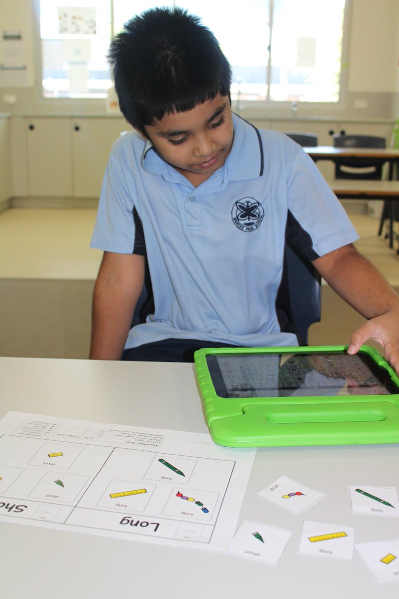 WangeePark's tweet photo. Wangee Park School's students increasing their use of personalised Augmentative and Alternative Communication devices during daily learning activities #AAC #Communication #Proloquo2Go #lamp https://t.co/FMLjfk83Sz
