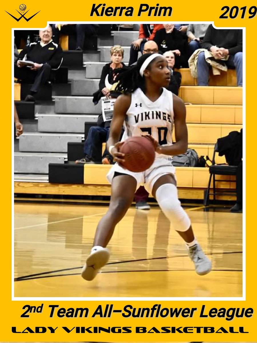Congratulations to Kierra Prim on being named 2nd Team All Sunflower League!!