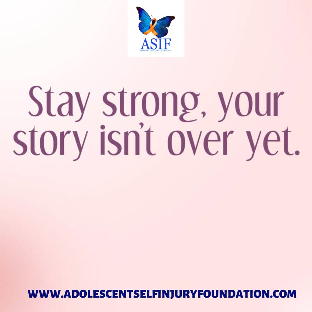 ASIFstopcutting's tweet photo. Stay strong! Your story isn’t over yet. Don’t give up hope! 💗💗

#Asifoundation #AsIAm #projecthope #SIAD2019 #stopcutting #change #hope #support #nonprofit #story https://t.co/nJofJm40AL