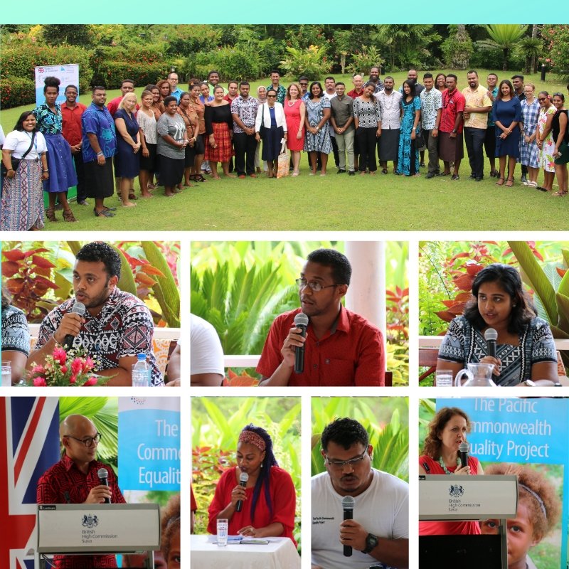 spc_cps's tweet photo. Young leaders from Pacific Commonwealth countries were hosted to a ‘Human Rights Youth Dialogue’ as part of the Commonwealth Day Celebrations 2019. The event was hosted by the British High Commission in Fiji in partnership with SPC’s RRRT. #PacificValuesAndHumanRights https://t.co/IkztsjeoyN