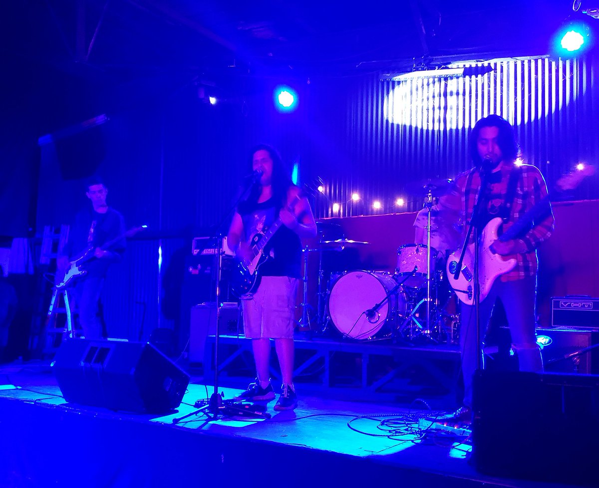 ellexx09's tweet photo. Had a great time watching @SayGoodnightTX preform great first time photographing a gig😊 @okaygreatband supporting in the crowd....these are only a few I shot with my phone...hence poor quality!!💙 https://t.co/FZyTLaI6C5