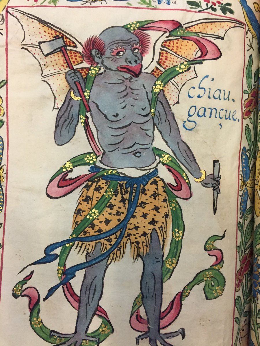 Mojarromero's tweet photo. De entre las muchas figuras mitológicas chinas del Boxer Codex, esta particularmente me fascina. Via @IULillyLibrary #Filipinas #ColonialPhilippines #China https://t.co/IK5Qns4BVu