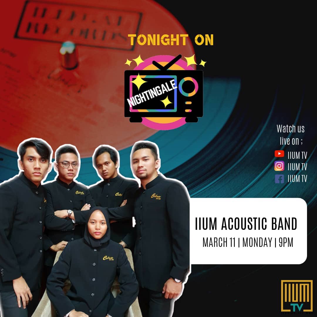 We are invited as guest tonight! Do watch us live guys ✨