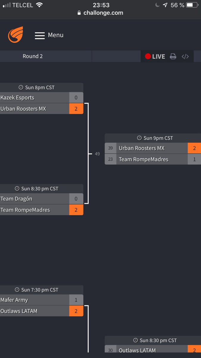 Así termina nuestra travesía en la <a href="/MexicanaCR/">Liga Mexicana CR 🇲🇽</a> cayendo contra un grande como @UrbanRoostersGG 

No se logró el objetivo, pero nada que reprochar a nuestros jugadores 💕

MVP’s 
🎖<a href="/Anyelo_CR/">AnyeloCR</a> 
🎖@its_not_me999