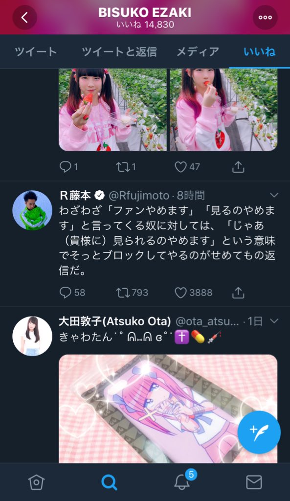 偽元祖 江崎びす子の3 10以降に発掘された問題発言まとめ 病みかわいい 笑 7ページ目 Togetter