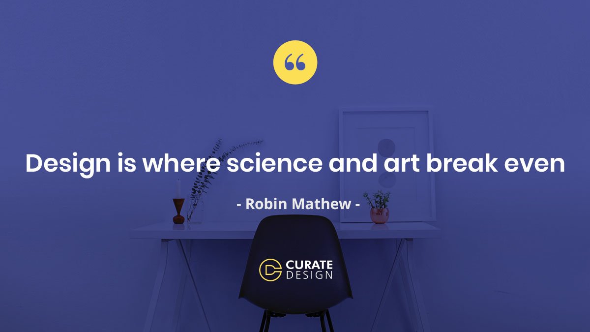 Design_Curate's tweet image. Design is where science and art break even - Robin Mathew
 #smallofficedesign #officedesign #curatedesign #RobinMathew
