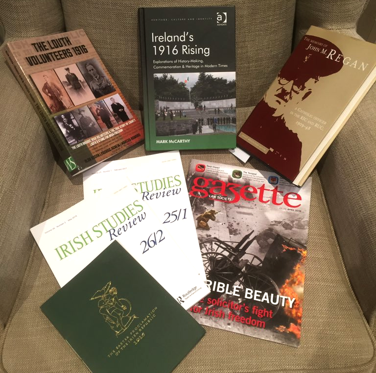 MOF1916's tweet photo. #MOF1916 collection of published works on 1916 -
Latest additions to the Easter Rising collection.
A couple were expensive, but I finally closed those gaps.
Always more to be filled tho - some 2016 items to get!
If you have something you think I don't, try me! 
#FeedTheCollection https://t.co/c6891TaKL9