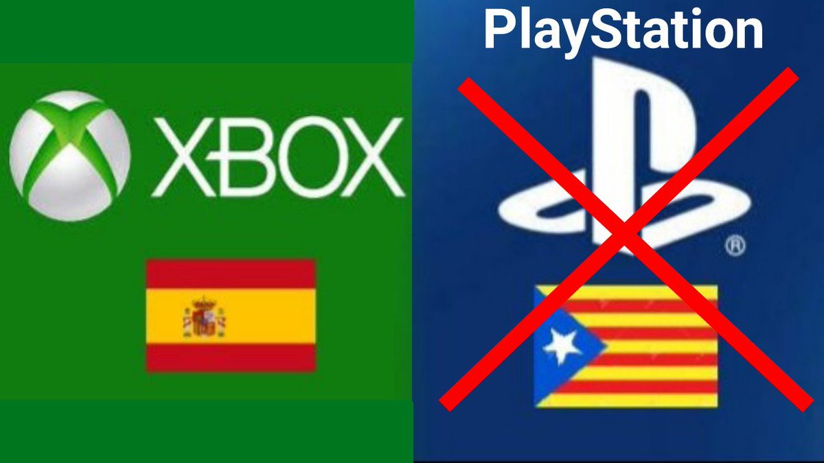 HansTaluego's tweet photo. #YoSoyDeOne Nuestro dinero que se quede en #España 
#BoicotProductosCatalanes @Sony https://t.co/HRqnpjtADo