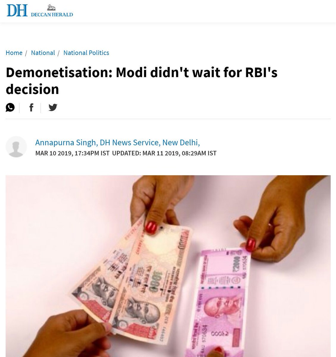 salimkaskar3's tweet image. #ModiDemonetisationScam was 
the #ModiSurgicalStrikeOnRBI 👇
and #ModiSurgicalStrikeOnCommonMan 
in addition to #ModiMadeDisaster for the entire national economy.

Time for accountability is now
#BJP_भगाओ_देश_बचाओ 

No more Shahenshahs or Fuhrers 
#DemonetisationYaadRakhna