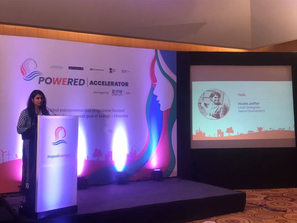 powered_in's tweet photo. "Opportunities are immense today for entrepreneurs who wish to make a change" - Huda Jaffer, Lead Designer at Selco Foundation, inspired the audience with her beautiful words on International Women's Day at #POWERED #Accelerator Cohort 2 #Demo Day.
#equalenergy https://t.co/NVmNhaYEOL
