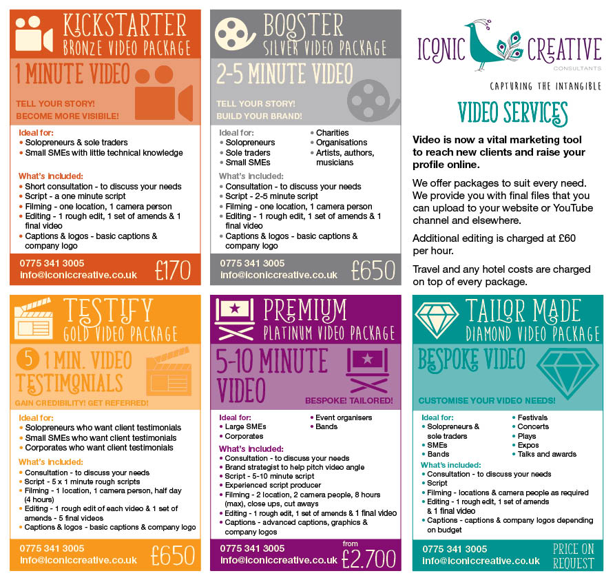iconiccreative's tweet photo. Video is becoming more and more important in any marketing campaigns. We have several different packages to suit all needs and budgets #capturingtheintangible #iconiccreativemagic #video #tweetmaster #ATSocialMediaRT https://t.co/pQ0QrJqC8P