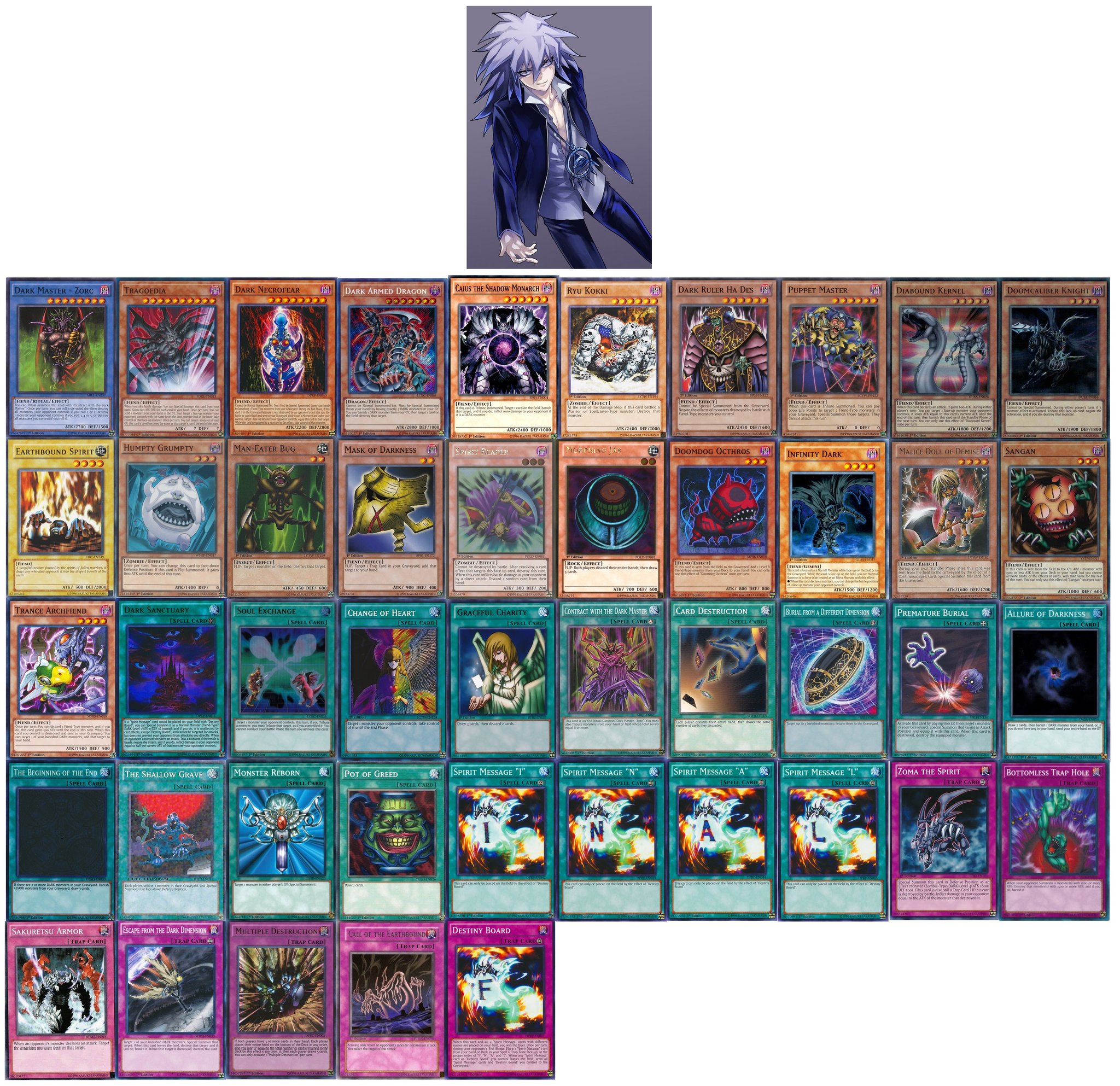 yugioh bakura cards Complete Custom Deck for Yu-Gi-Oh! Yami Bakura | Yu-Gi-Oh! Wiki