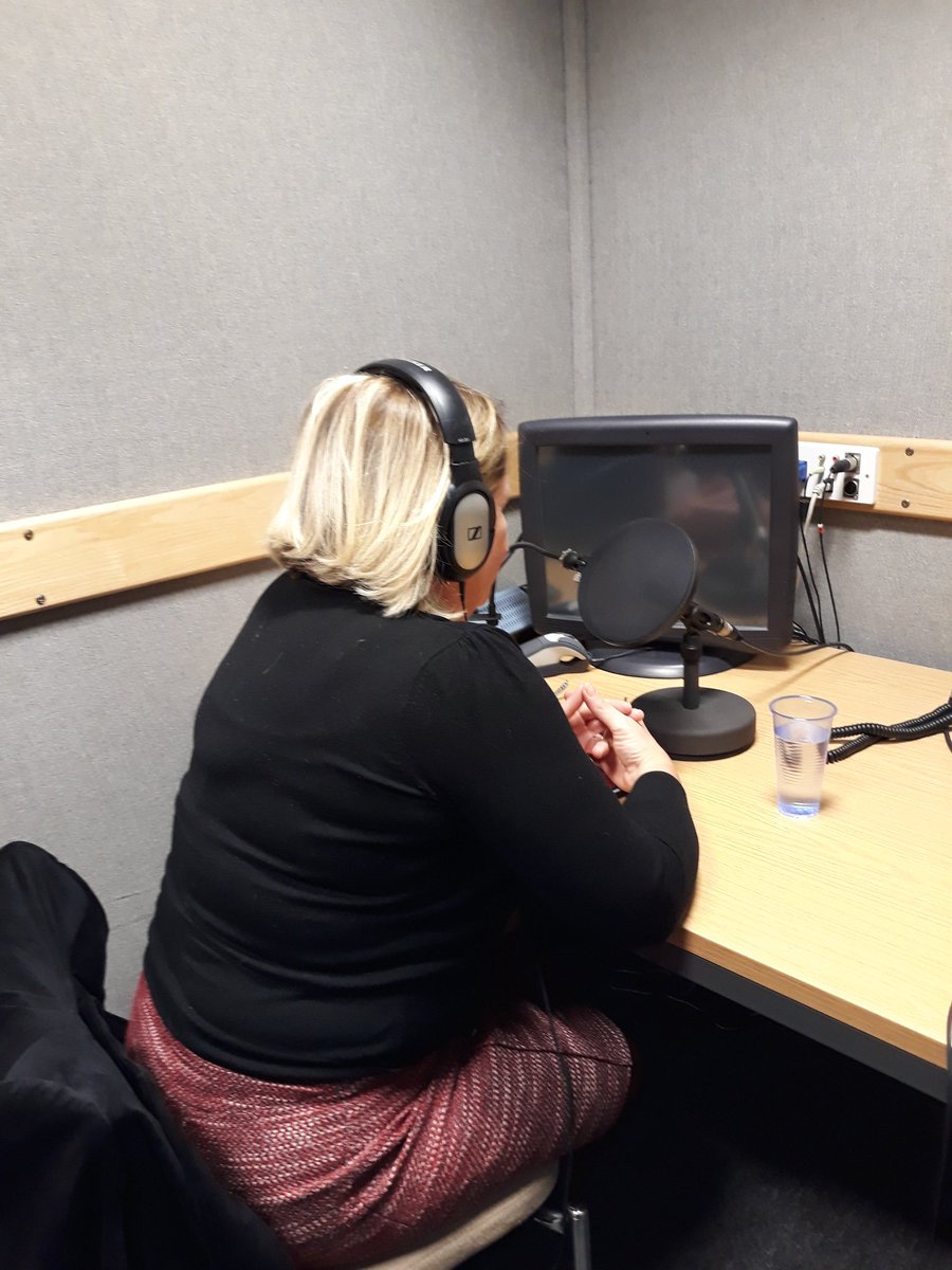 Back in the #isdn studio, today with @CranfieldUni's Dr Sarah Fletcher discussing robot ethics on BBC local radio stations. #askanacademic #expertopinion #radio #mediarequest