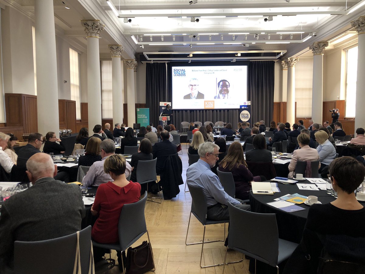 SocialEnt_UK's tweet photo. Only 9% of government procurement is driven by social value says @Voa1234 #SVL19 https://t.co/u3EU8P3OP5
