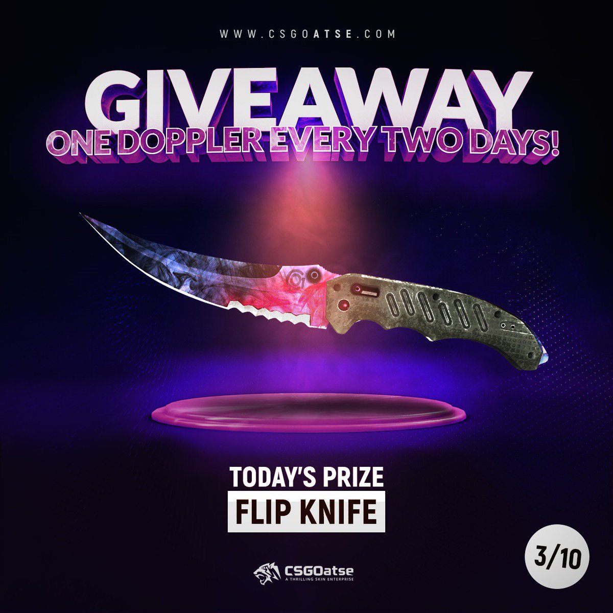 CSGOatsecom's tweet image. 🔥GIVEAWAY🔥

The leaderboard is off to a new week, have you joined yet?

Join at:
csgoatse.com/leaders#ranking 

✅Follow
✅RT
✅Like
✅Be registered on CSGOatse.com   

Good luck!