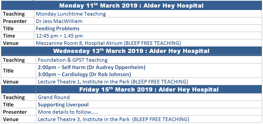 AlderHeyMedEd's tweet image. This Week&apos;s Medical Education Teaching at Alder Hey Hospital .... #teaching #clinicalteaching #paediatricteaching #medicaleducation #doctorsintraining #learning #foundationteaching #grandround #specialist