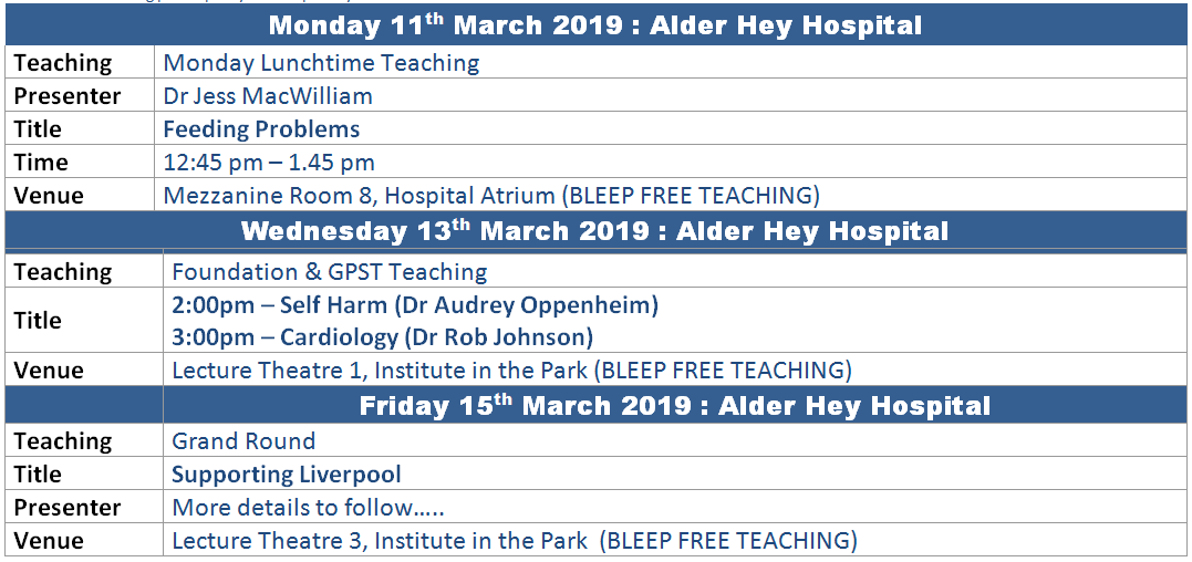 This Week's Medical Education Teaching at Alder Hey Hospital .... #teaching #clinicalteaching #paediatricteaching #medicaleducation #doctorsintraining #learning #foundationteaching #grandround #specialist