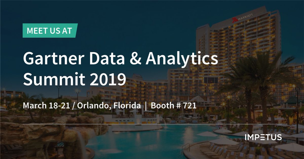 tosumitgupta's tweet image. We are a premier sponsor at the Gartner Data and #Analytics Summit 2019. Stay tuned for a lot more coming up. #gartnerda #dataanalytics