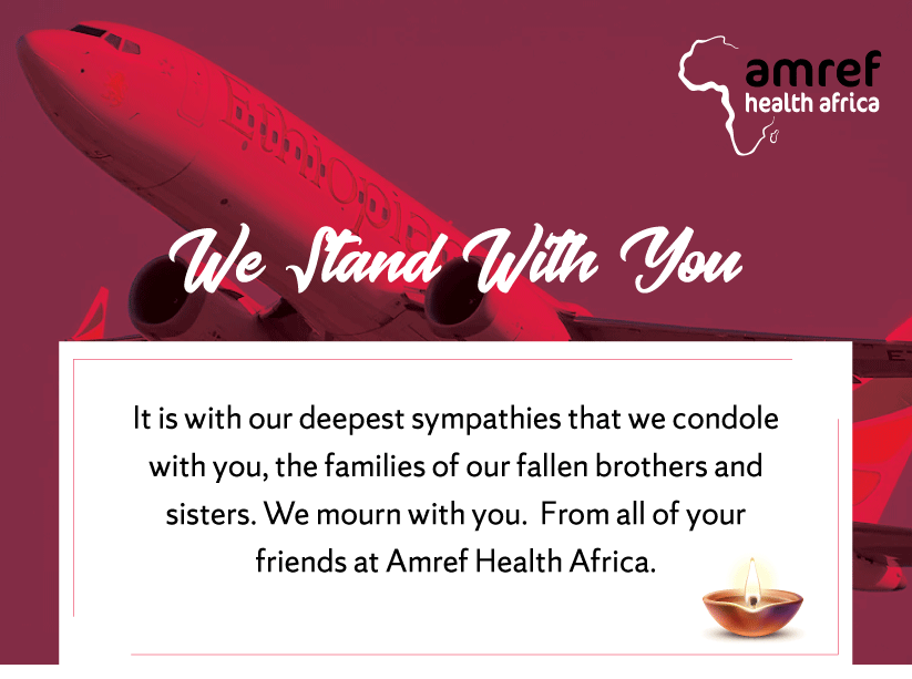 Amref_Worldwide's tweet photo. #EthiopianAirlinesCrash https://t.co/7o23WUxC6I