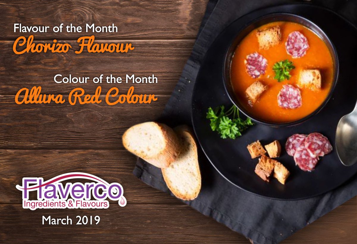 Try our newest Chorizo flavour with alluring Allura Red Colour. Works best in savoury pastries, snacks, meat products, vegetarian subsitutes, soups, pizza and what not! Get a sample today #chorizoflavour #alluraRedColour