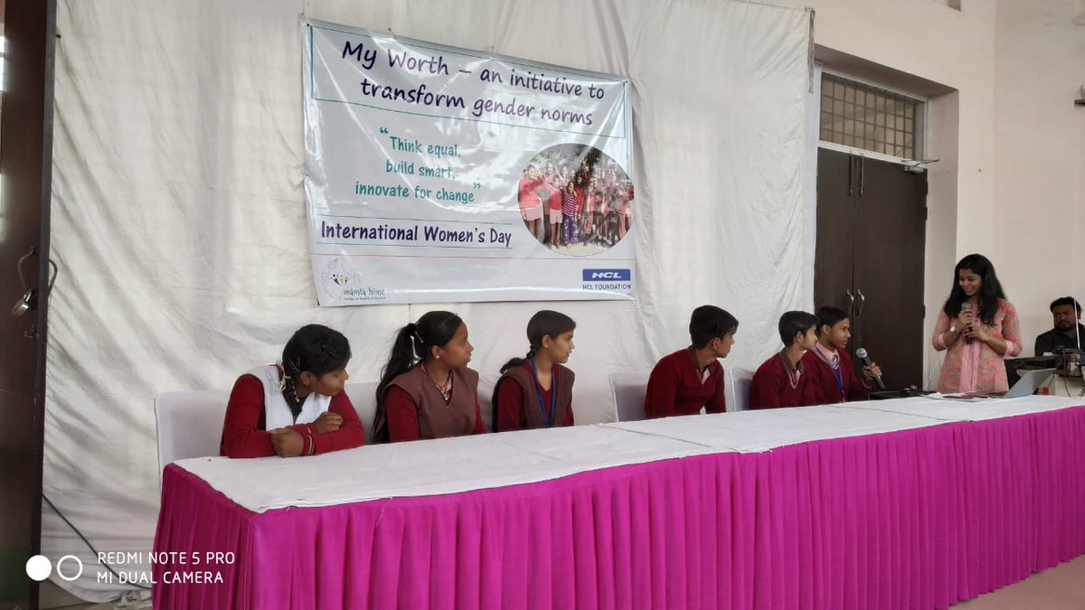 MamtaHIMC's tweet image. #ProjectUday (My Worth) has been path-breaking in creating the gender parity spaces, thought &amp;amp; practices among the communities. In the dissemination on #InternationalWomenDay2019 the #adolescents shared what they have learned and gained from the project