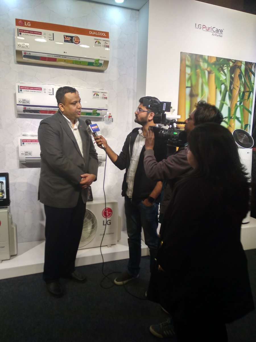 LGIndia's tweet photo. The energetic event concludes with  Media interaction. https://t.co/O3QNFdnw4M #LGDualCoolAC https://t.co/VlQcaJOMax