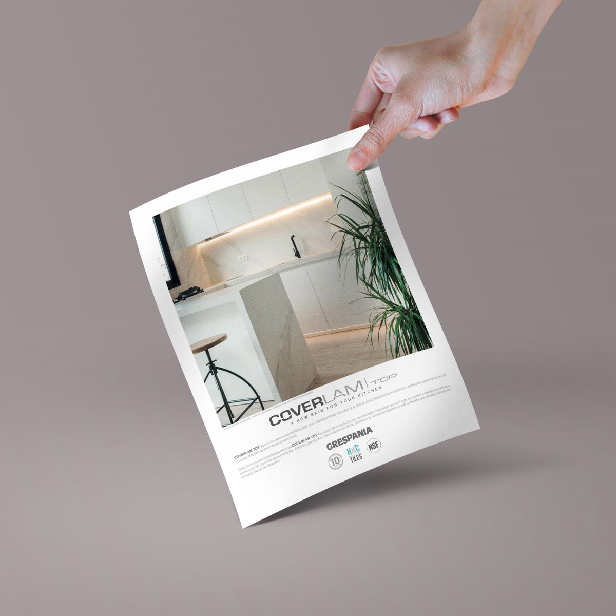 coverlambygresp's tweet photo. #CoverlamTop featuring Coverlam Calacata, in @cocinaintegral March issue, a professional magazine for #kitchen furniture, equipment and auxiliary industry. https://t.co/62LV5eluU7